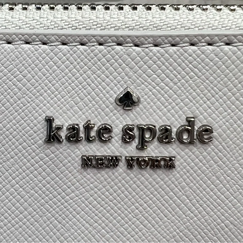KATE SPADE Flash Glitter Fabric Mixed Mat Gray Crossbody Bag NWT - Picture 6 of 12